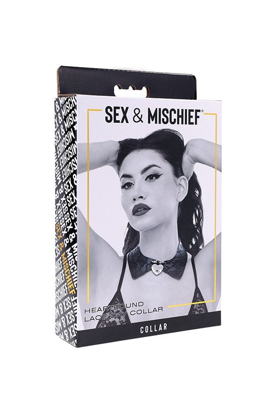 Sex & Mischief Heartbound Lace Day Collar