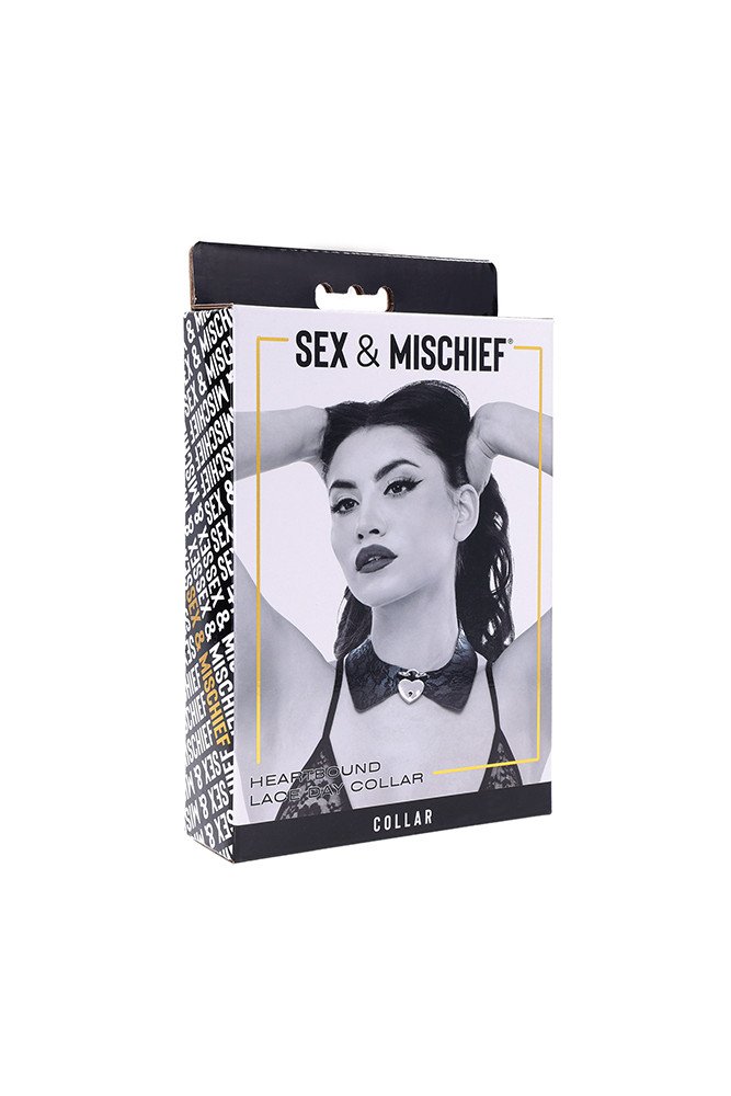Sex & Mischief Heartbound Lace Day Collar