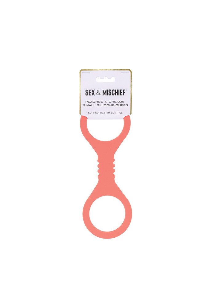 Sex & Mischief Peaches 'n CreaMe Small Silicone Cuffs