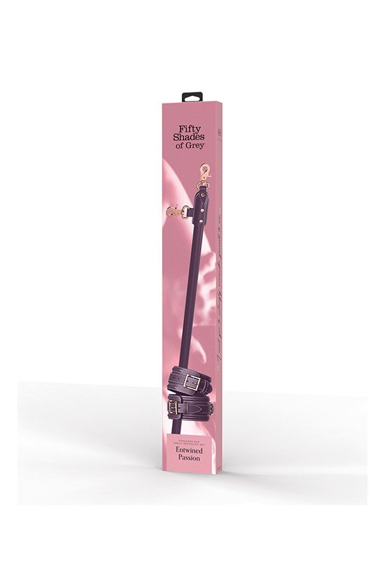 Fifty Shades of Grey Entwined Passion Spreader Bar - Purple