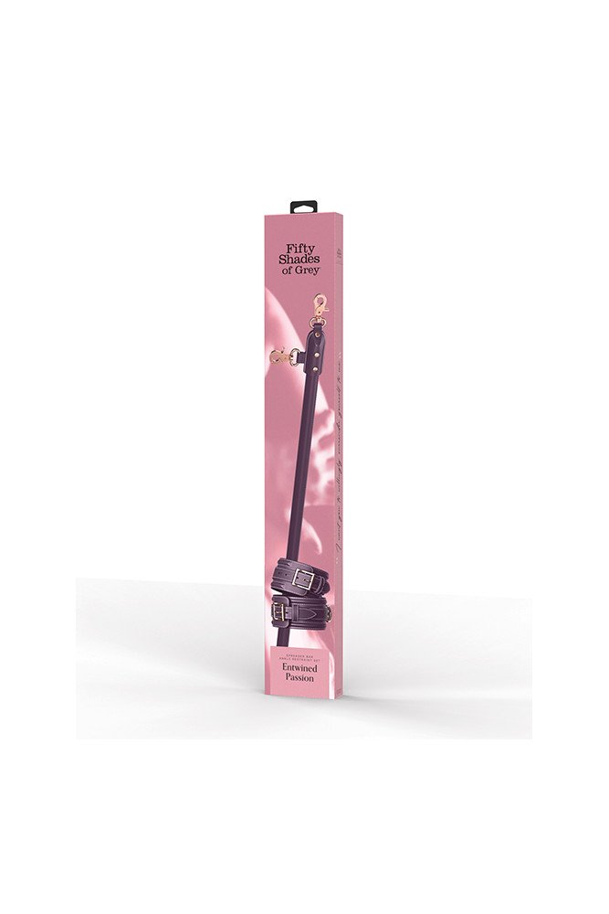 Fifty Shades of Grey Entwined Passion Spreader Bar - Purple