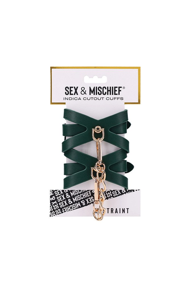 Sex & Mischief Indica Cutout Cuffs