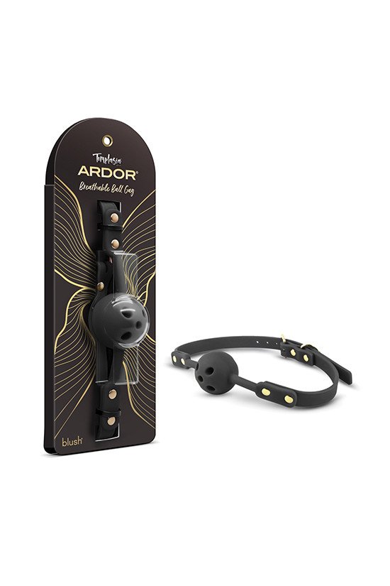 Blush Temptasia Ardor Ball Gag - Black