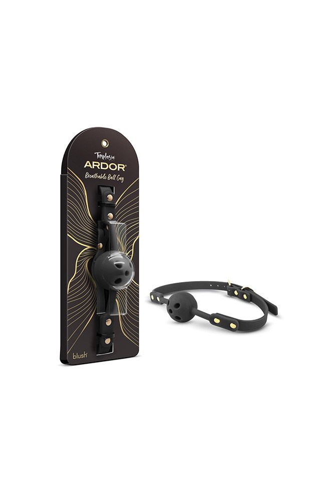 Blush Temptasia Ardor Ball Gag - Black