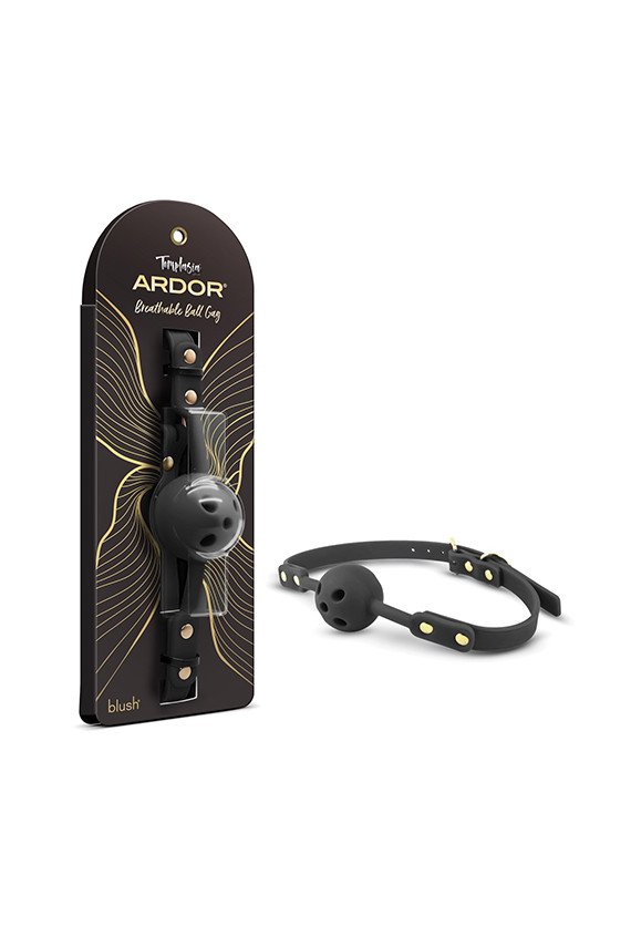 Blush Temptasia Ardor Ball Gag - Black