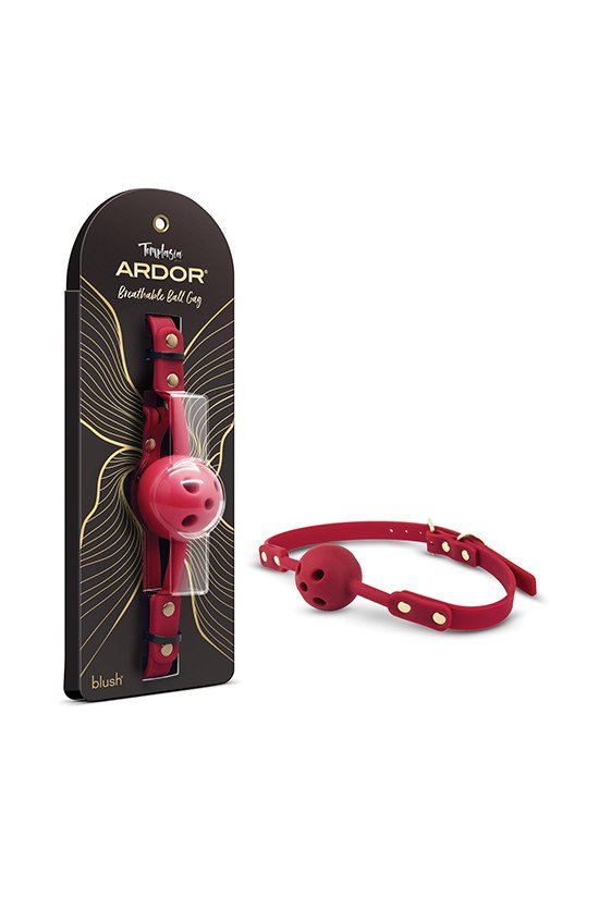 Blush Temptasia Ardor Ball Gag - Red