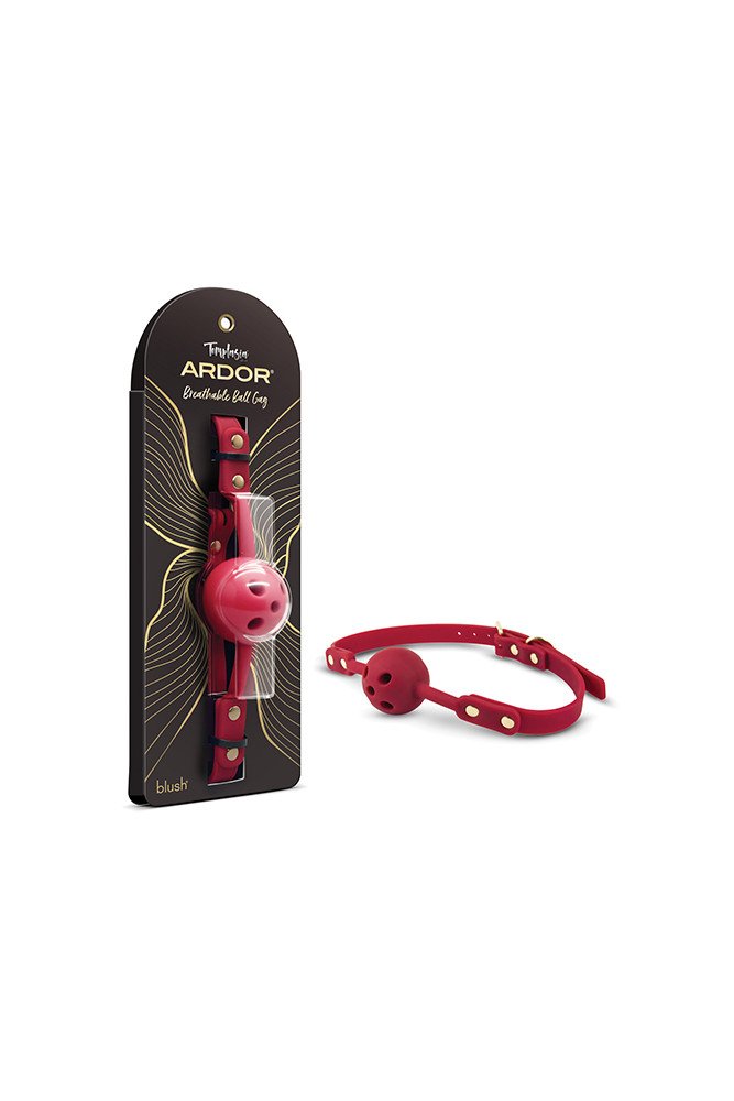 Blush Temptasia Ardor Ball Gag - Red