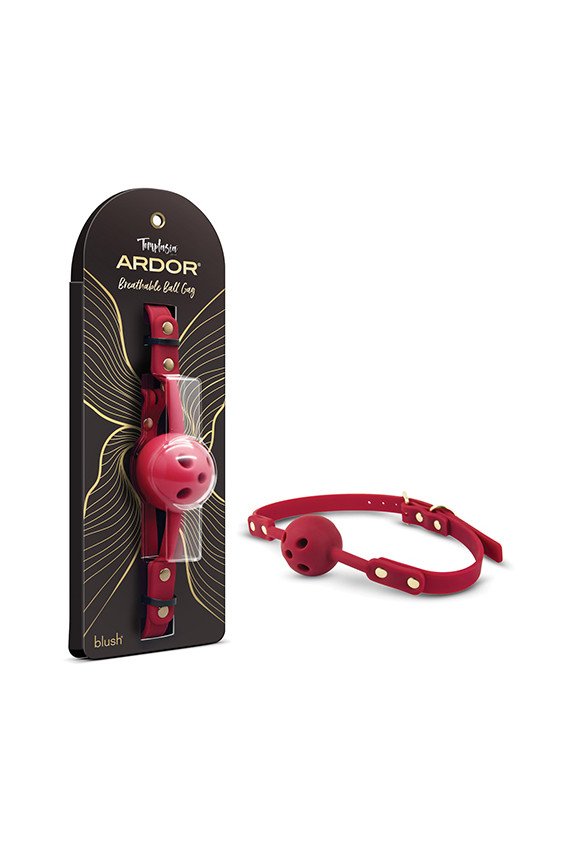 Blush Temptasia Ardor Ball Gag - Red