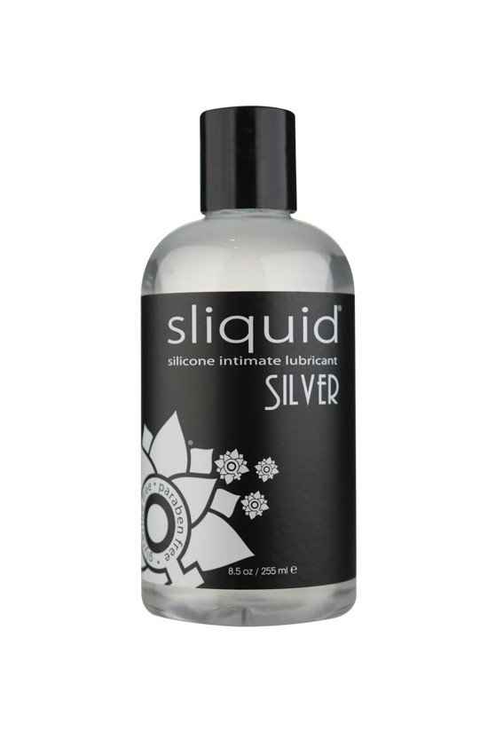 Sliquid Silver Silicone Lube Glycerine & Paraben Free - 8.5 oz