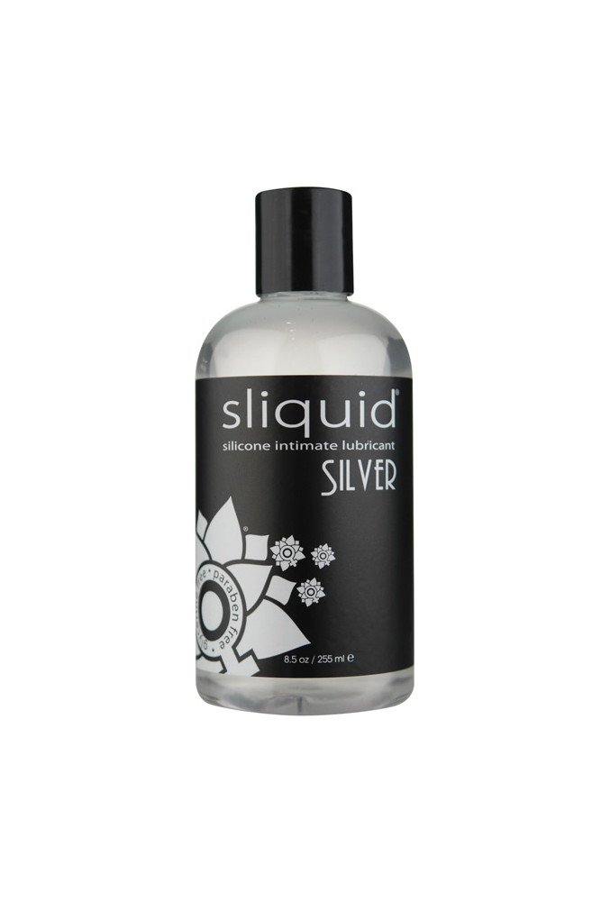 Sliquid Silver Silicone Lube Glycerine & Paraben Free - 8.5 oz