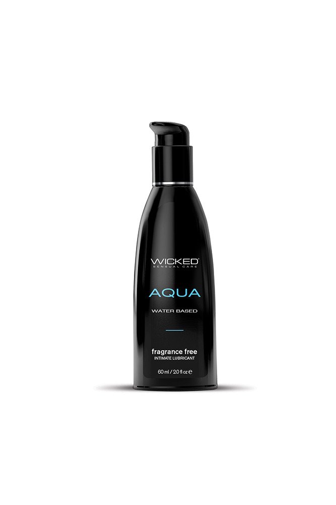 Wicked Sensual Care Aqua Water Based Lubricant - 2 oz Fragrance Free