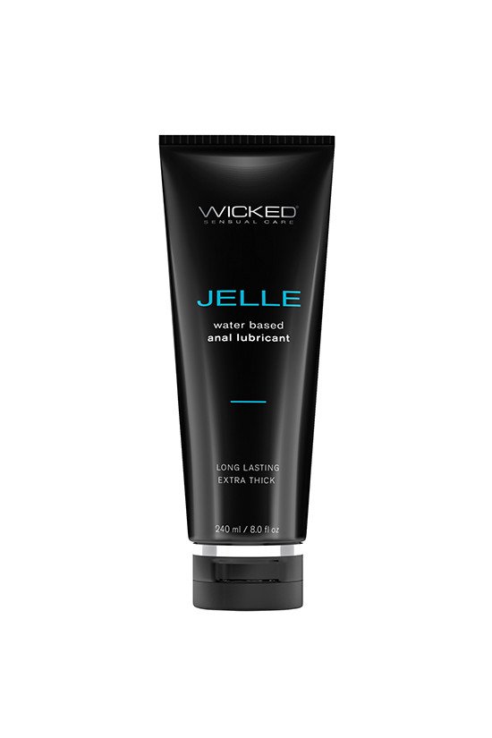 Wicked Sensual Care Jelle Water Based Anal Lubricant - 8 oz Fragrance Free