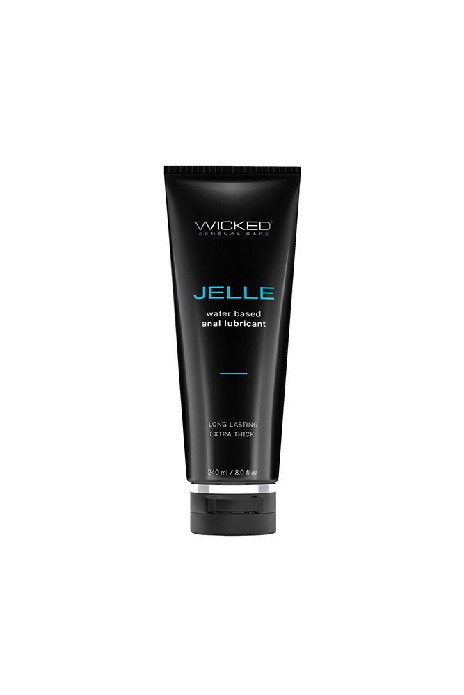 Wicked Sensual Care Jelle Water Based Anal Lubricant - 8 oz Fragrance Free