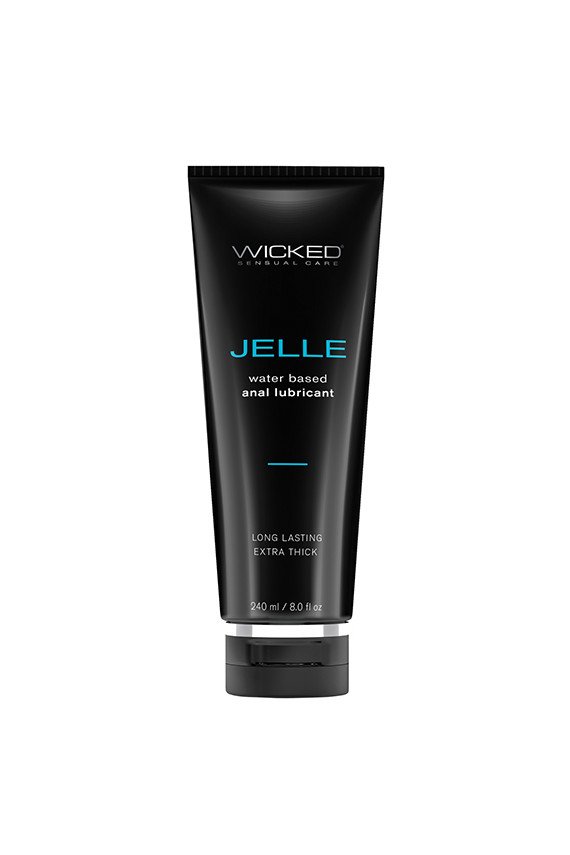 Wicked Sensual Care Jelle Water Based Anal Lubricant - 8 oz Fragrance Free