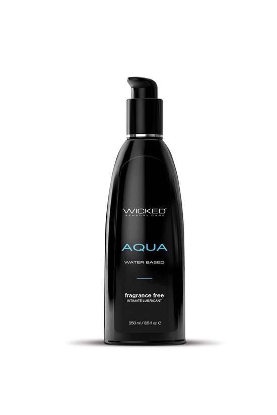 Wicked Sensual Care Aqua Water Based Lubricant - 8.5 oz Fragrance Free