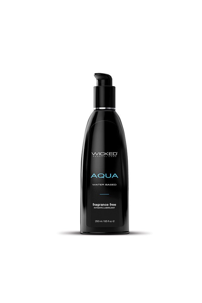 Wicked Sensual Care Aqua Water Based Lubricant - 8.5 oz Fragrance Free
